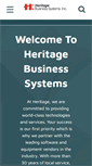 Mobile Screenshot of heritagebusiness.com